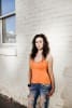 W's Adjustable Spaghetti Straps Cami Tank - Papaya - Image 2 of 0