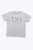M's Distressed  Crown Logo  Tee - Heather Gray - Image 2 of 0