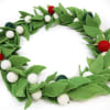Felt Mistletoe Wreath - Light Bulb 13'' - Image 2 of 0