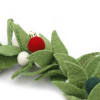 Felt Mistletoe Wreath - Light Bulb 13'' - Image 3 of 0