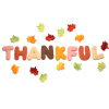 THANKFUL Ombre Letter - Image 1 of 0