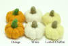 Lemon Chiffon Felt Pumpkins - Image 2 of 0
