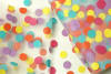 White Polka Dot Confetti Tulle - Image 1 of 0