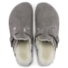 Birkenstock Women's Boston Shearling Clog (Stone Coin Suede Leather) - 1017651 - Image 3 of 0