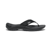 Keen Women's Kona Leather Flip-Flop Sandal (Solid Black) - 1029147 - Image 1 of 0