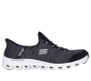 Skechers Women's Glide-Step Slip-Ins (Black/White) - 104546-BKW - Image 1 of 0