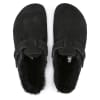 Birkenstock Women's Boston Shearling Clog (Black Suede Leather) - 259883 - Image 3 of 0