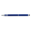 Trendy blue high-shine metallic ballpoint pen with Hilton Garden Inn logo. - Image 2 of 0