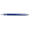 Trendy blue high-shine metallic ballpoint pen with Hilton Garden Inn logo. - Image 3 of 0