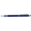 Trendy blue high-shine metallic ballpoint pen with Hilton Garden Inn logo. - Image 4 of 0