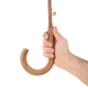 Customized Euro Fashion Umbrella with Natural Curved Wood Handle, 563-900IC - Image 4 of 0
