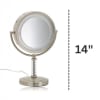 Jerdon First Class 6X Lighted Table Top Mirror, Chrome, No. 780-HL856MNC - Image 2 of 0