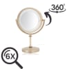 Jerdon First Class 6X Lighted Table Top Mirror, Chrome, No. 780-HL856MNC - Image 4 of 0