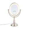 Jerdon First Class 10X Lighted Table Top Mirror, Nickel, No. 780-HL9510N - Image 3 of 0