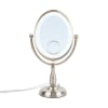 Jerdon First Class 10X Lighted Table Top Mirror, Nickel, No. 780-HL9510N - Image 4 of 0