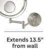 Jerdon 8" 10X-1X-15X Mirror - Image 4 of 0