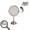 Jerdon First Class 10X Table Top Mirror, Chrome, No. 780-JP910NB - Image 4 of 0