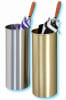 Glaro Satin Aluminum Umbrella Stand/Wastebasket, 783-921SA - Image 1 of 0