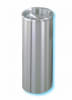Glaro "New Yorker" all satin aluminum sand cover urn, #783-923SA - Image 1 of 0