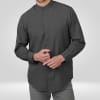 Men's Batiste Banded Collar Shirt, 843-1392 - Image 2 of 0
