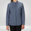 Ladies Batiste Banded Collar Shirt, 843-5392 - Image 2 of 0