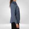 Ladies Batiste Banded Collar Shirt, 843-5392 - Image 3 of 0