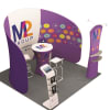 photo of 10 x 10 Trade Show Booth Display with Cocktail Table- M2 - Image 2 of 0