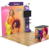 photo of 10 ft Big Fabric Trade Show Display with Monitor Stand - Image 2 of 0