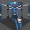 photo of 20 x 20ft Trade Show Booth - 16ft Tall Green Chip - Image 2 of 0