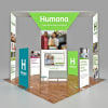 photo of 20 X 20 Modular Trade Show Booth - Humana - Image 2 of 0