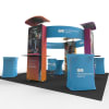 photo of 20X20 Trade Show Exhibit Island with 4 Counters - Image 3 of 0