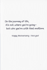 Recycled Paper Greetings Humorous Anniversary Congratulations Card, Funny Anniversary Congratulations Card - Image 2 of 0