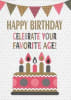 Humor Birthday Greeting Card, Funny Birthday Greeting Card - Image 1 of 0