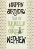 Nephew Birthday Greeting Card, Relative Birthday Greeting Card - Image 1 of 0