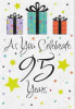 Age 95 Birthday Greeting Card, 95th Birthday Greeting Card - Image 1 of 0