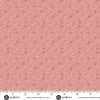This fabric motif features a tiny meandering Vine with flowers and is colored in rose on pink background. - Image 2 of 0