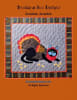 Grumble Grumble Cat Quilt Pattern shows a black cat in a turkey costume. - Image 1 of 0
