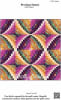 Precious Stones Quilt Pattern by  Castillja Cotton showsa bargello style quilt with four blocks. - Image 2 of 0