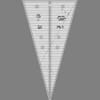 ADDED SHIPPING FEES: Creative Grids 30 Degree Triangle Ruler CGRSG1 - Image 1 of 0