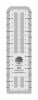 Creative Grids Machine Quilting Tool - Slim # CGRQTA2 - Image 1 of 0