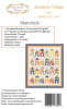 Sunshine Village Quilt Pattern by Chelsi Stratton Designs shows a straight set quilt, with 24 large and small houses,. - Image 2 of 0