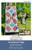 Farmhouse Flags Quilt Pattern by Easy Piecy Quilts shows a red, white and blue Americana quilt with American Flags. - Image 1 of 0