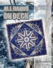 ALL HANDS ON DECK Quilt Pattern by Judy Niemeyer shows a dark navy mariners compass quilt. - Image 1 of 0