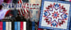 Star of Valor Quilt Pattern by Judy Niemeyer shows a red, white a blue quilt. - Image 2 of 0