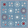 Grand Finale Quilt Pattern by Lella Boutique shows a starburst quilt design that represents the final burst of fireworks on the fourth of July. - Image 3 of 0