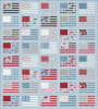 Miss Americana Quilt Pattern from Lella Boutique shows a modern American flag quilt design. - Image 3 of 0