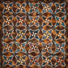 Maryam Quilt Pattern by Laundry Basket Quilts  shows a pine burr quilt in shades of blue and brown. - Image 1 of 0