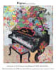 Piano Collage Quilt Pattern by Laura Heine - Image 1 of 0