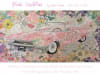 Pink Cadillac Collage Pattern by Laura Heine - Image 1 of 0