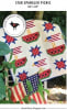 Star Spangled Picnic Quilt Pattern by Laugh Yourself In Stitches - Image 1 of 0